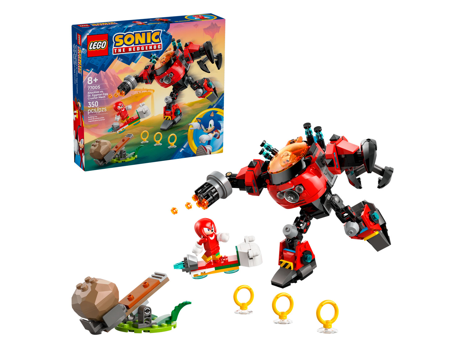 Конструктор LEGO Sonic the Hedgehog Наклз 350 дет. - фото 1