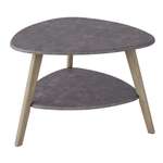 Стол журнальный КАЛИФОРНИЯ МЕБЕЛЬ Бруклин серый бетон