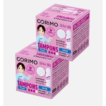Гигиенические тампоны CORIMO Super M 16 шт