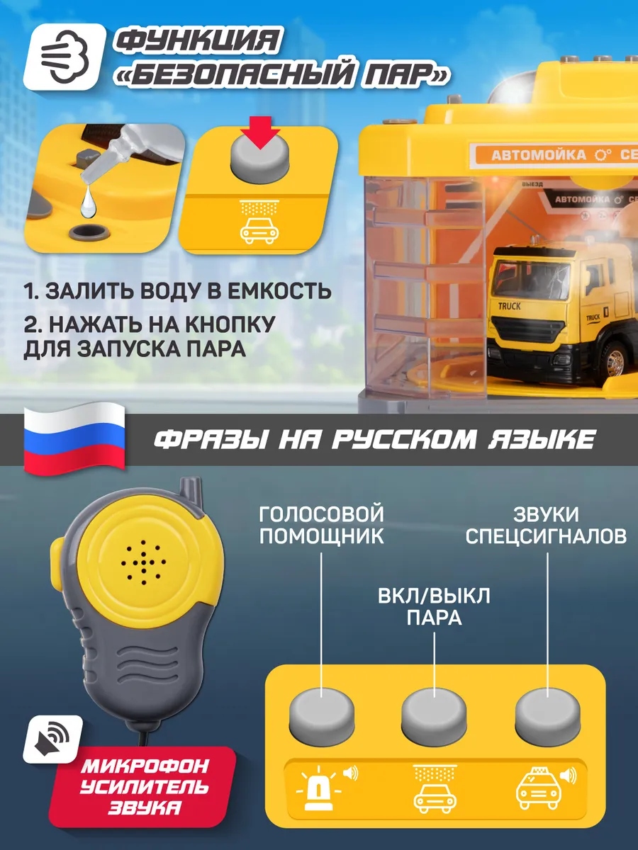 Автомойка AUTODRIVE желтая JB0405590 - фото 3