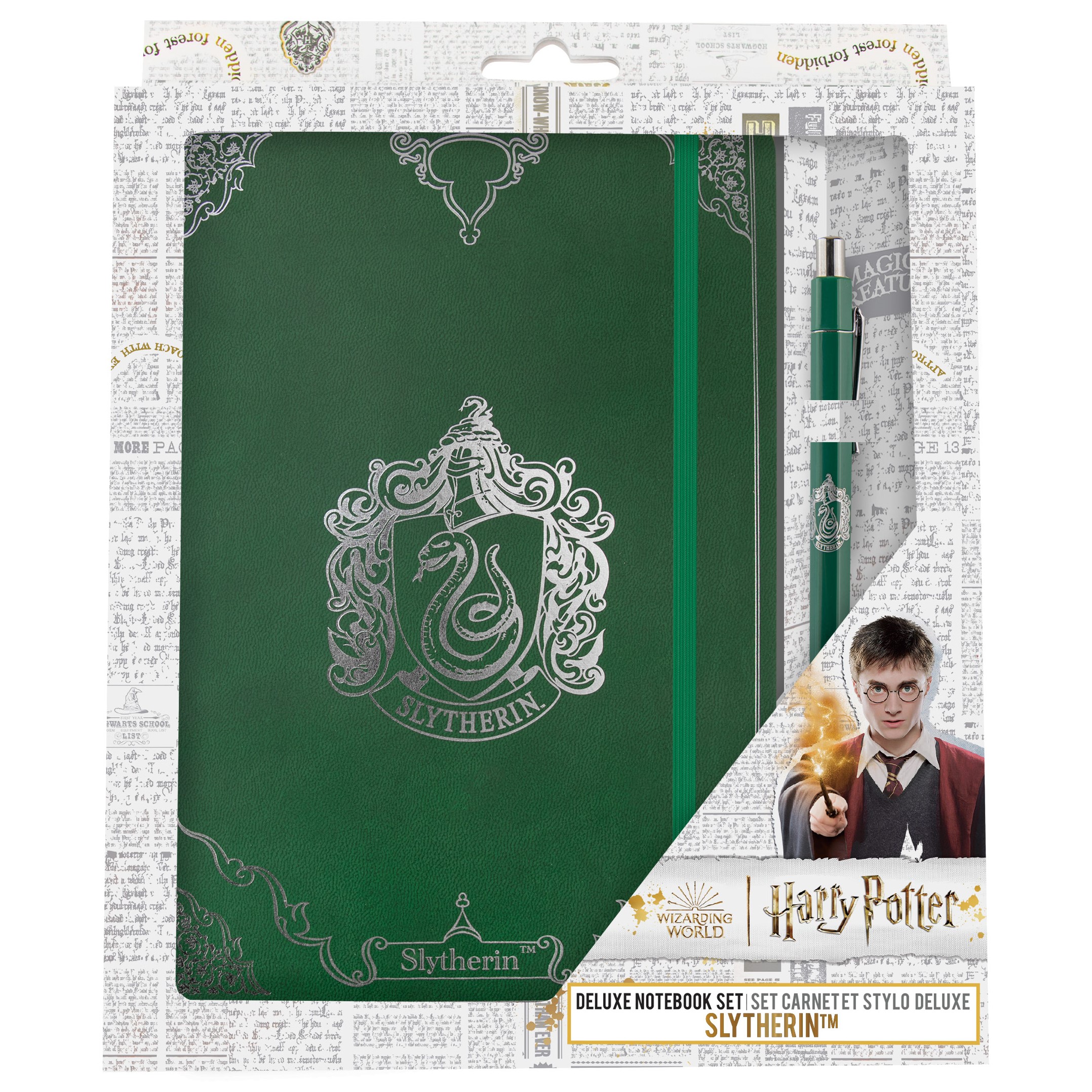 Блокнот Harry Potter Слизерин и ручка 80 лист. - фото 9