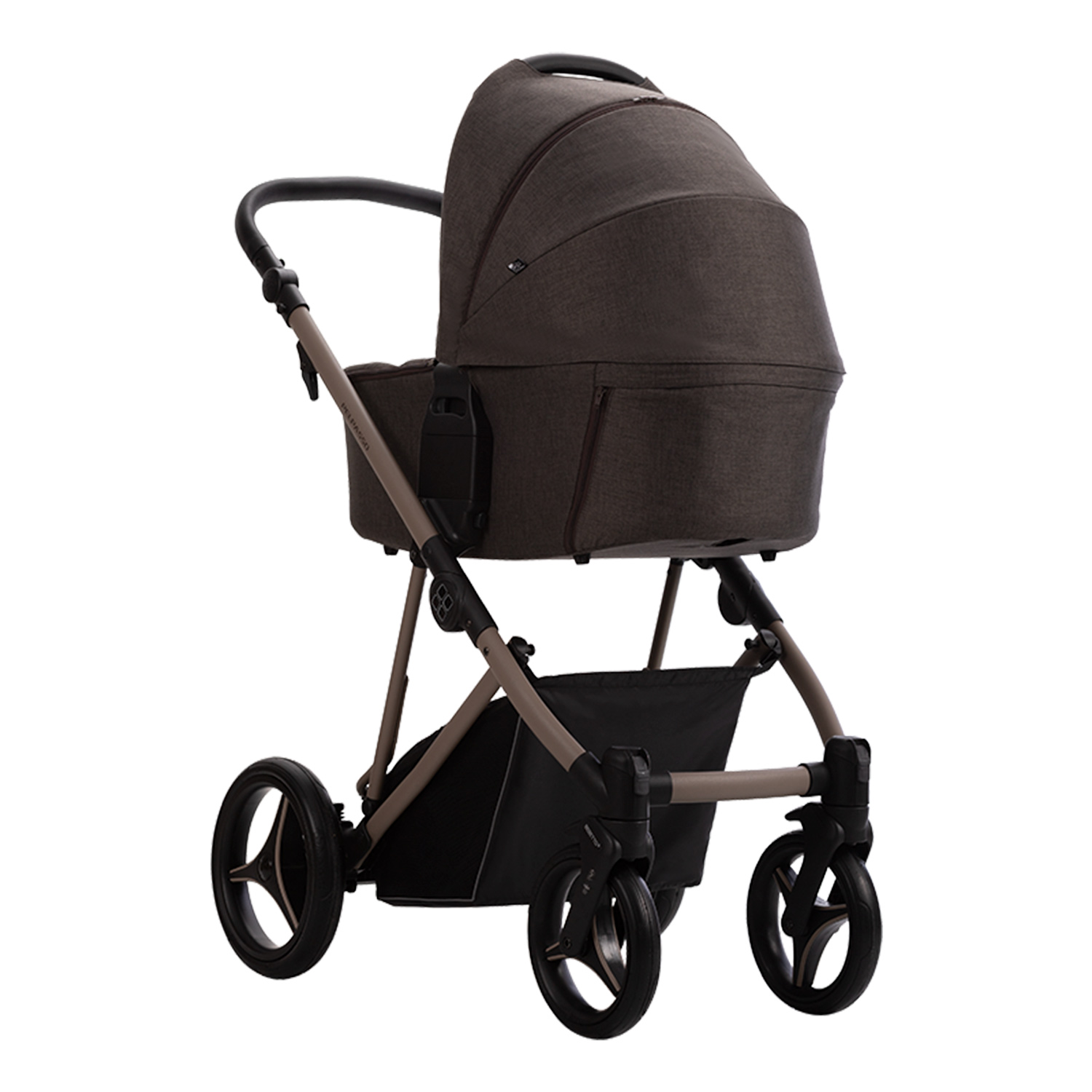 Коляска 2в1 Bebetto Pelpasso 03 Kaszmir т.серый - фото 3