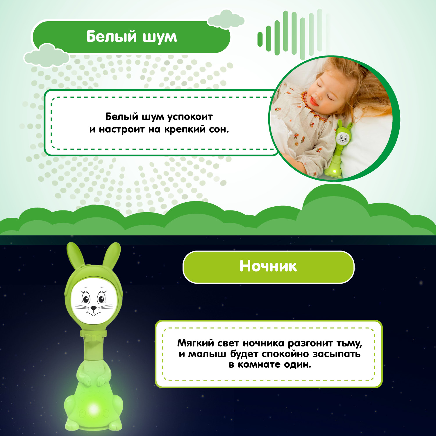 Игрушка BertToys погремушка Зайчик Няня - фото 4