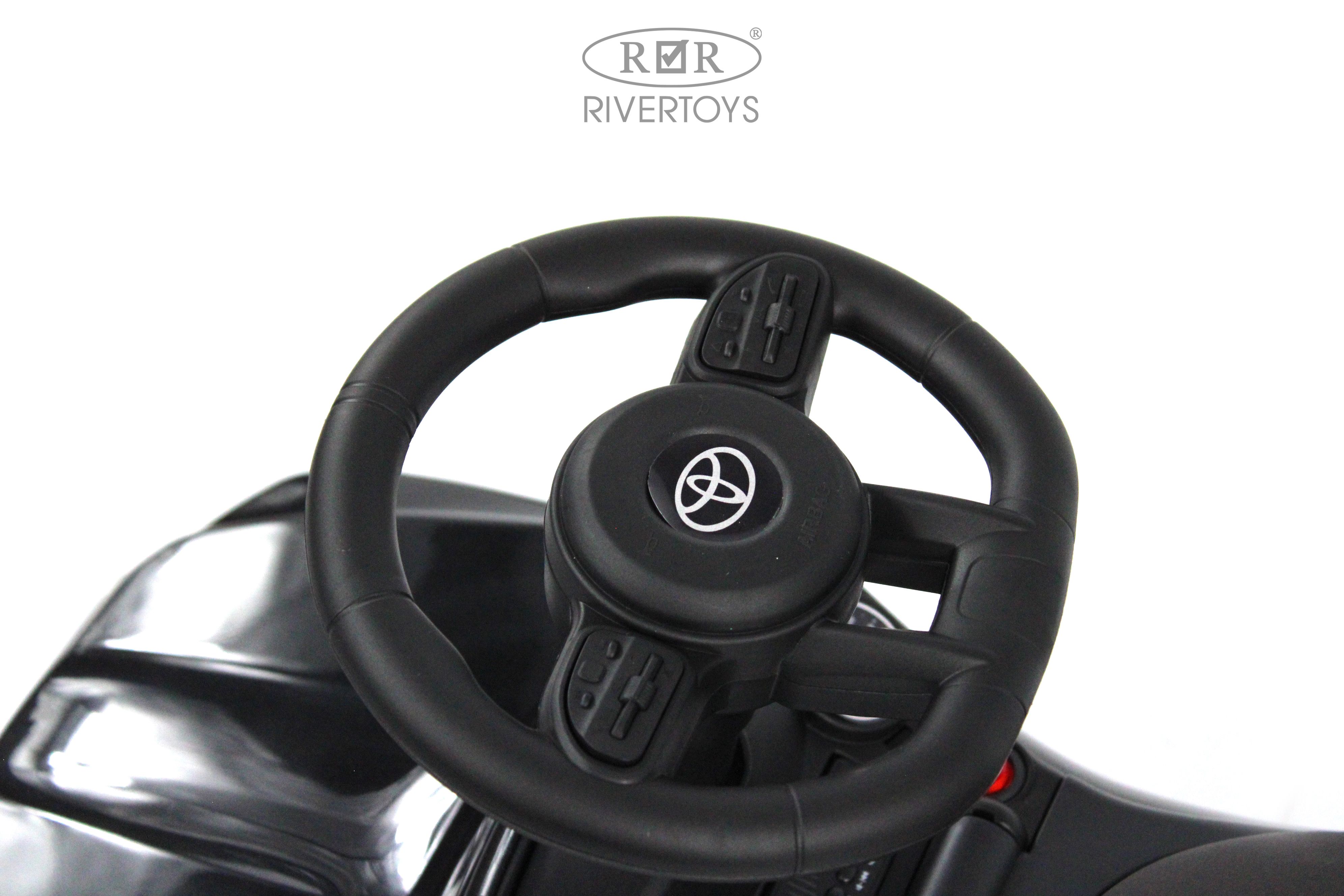 Каталка RIVERTOYS Z002ZZ-D-BLACK черный - фото 10