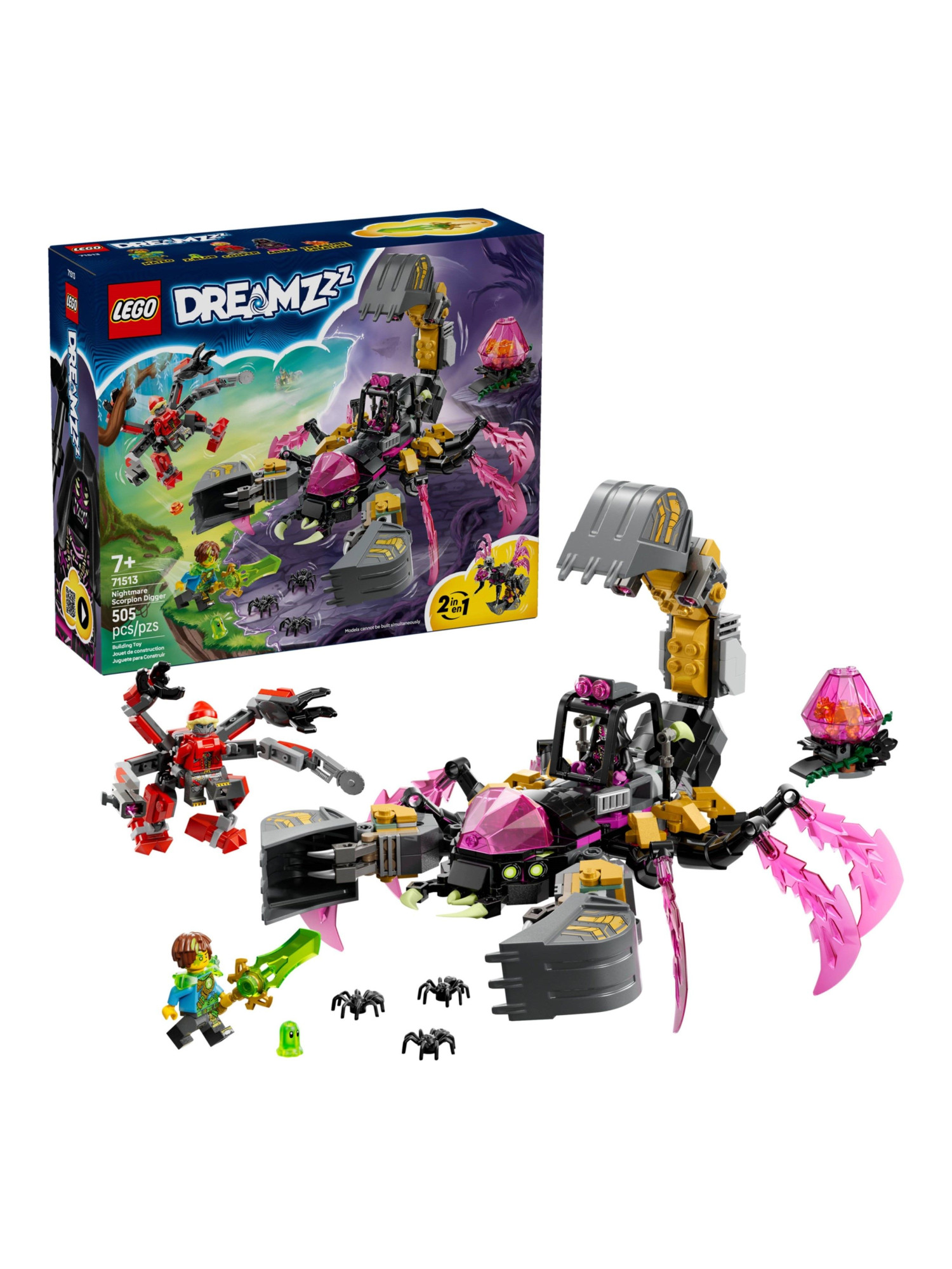 Конструктор LEGO DREAMZzz Кошмарный скорпион-копатель 505 дет. - фото 4