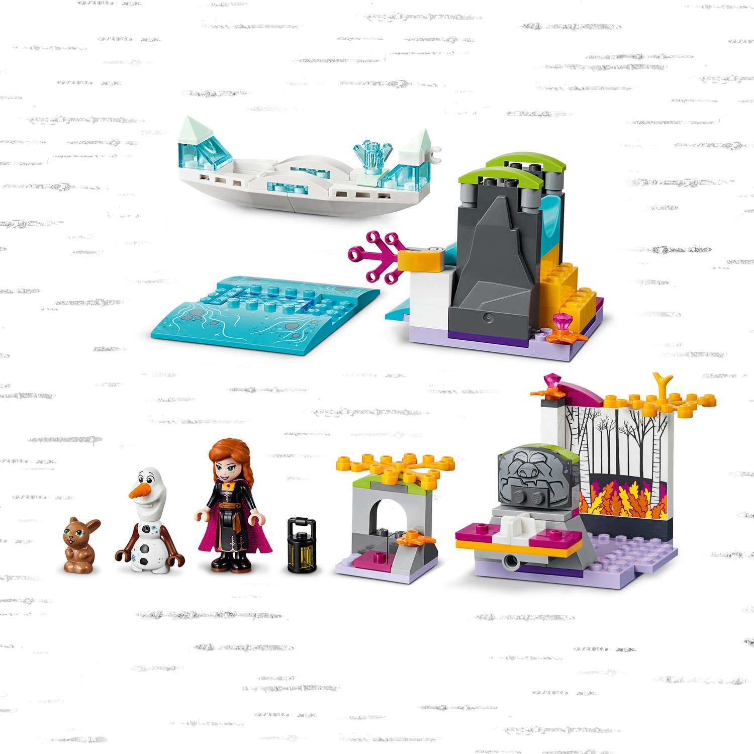Конструктор LEGO Disney Princess Экспедиция Анны на каноэ блочный - фото 7