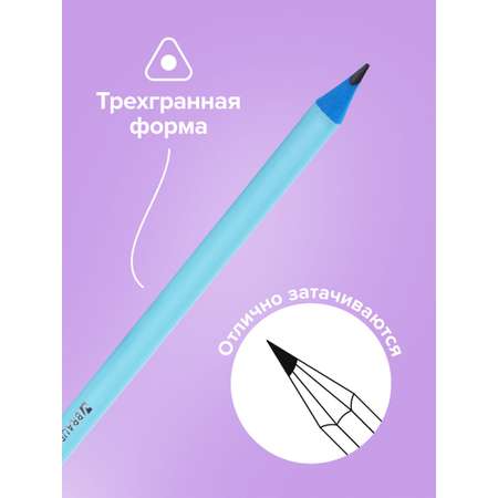 Карандаши чернографитные Brauberg 12 шт.