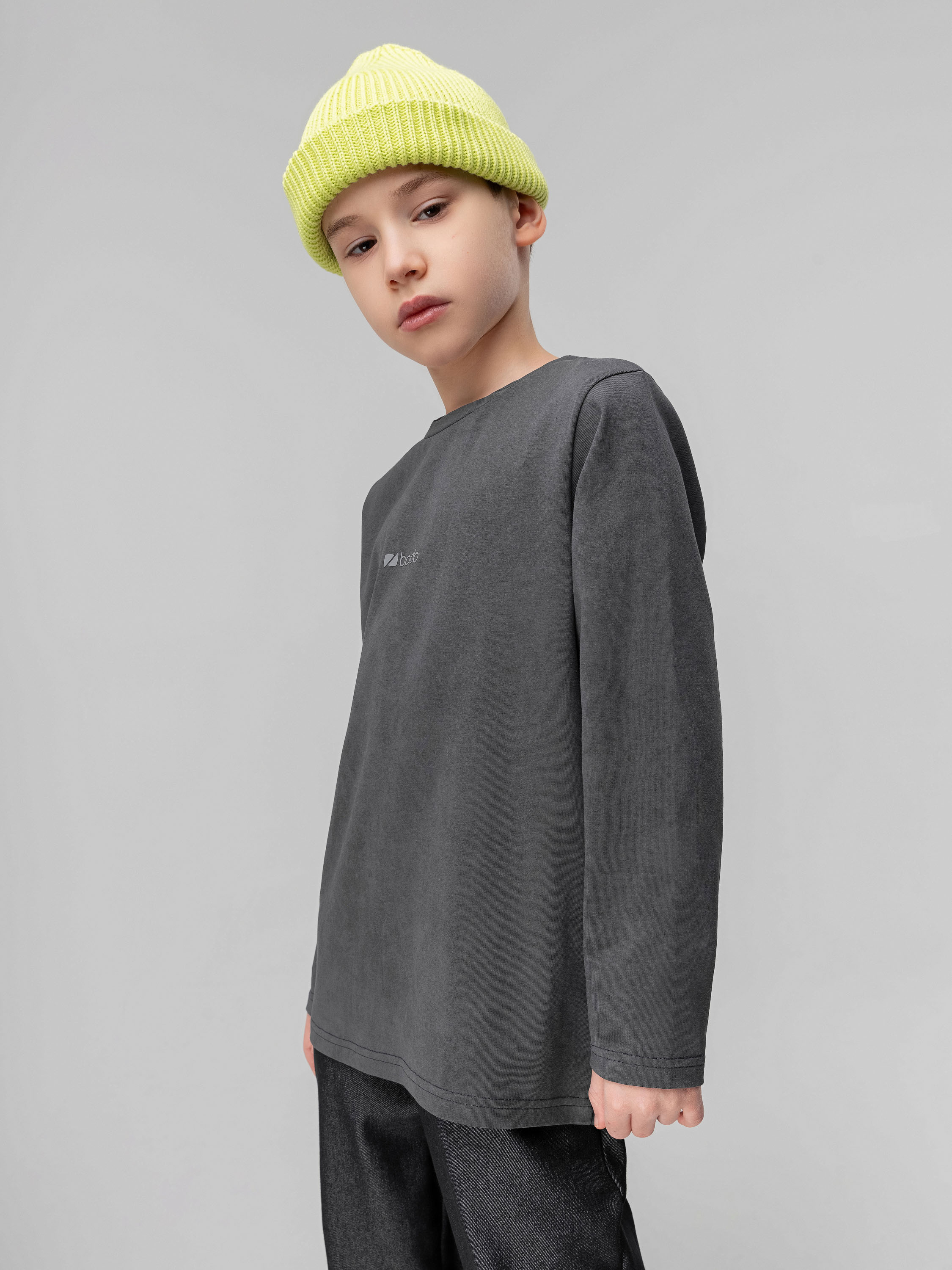 Лонгслив Bodo 7-307MU_серый - фото 3