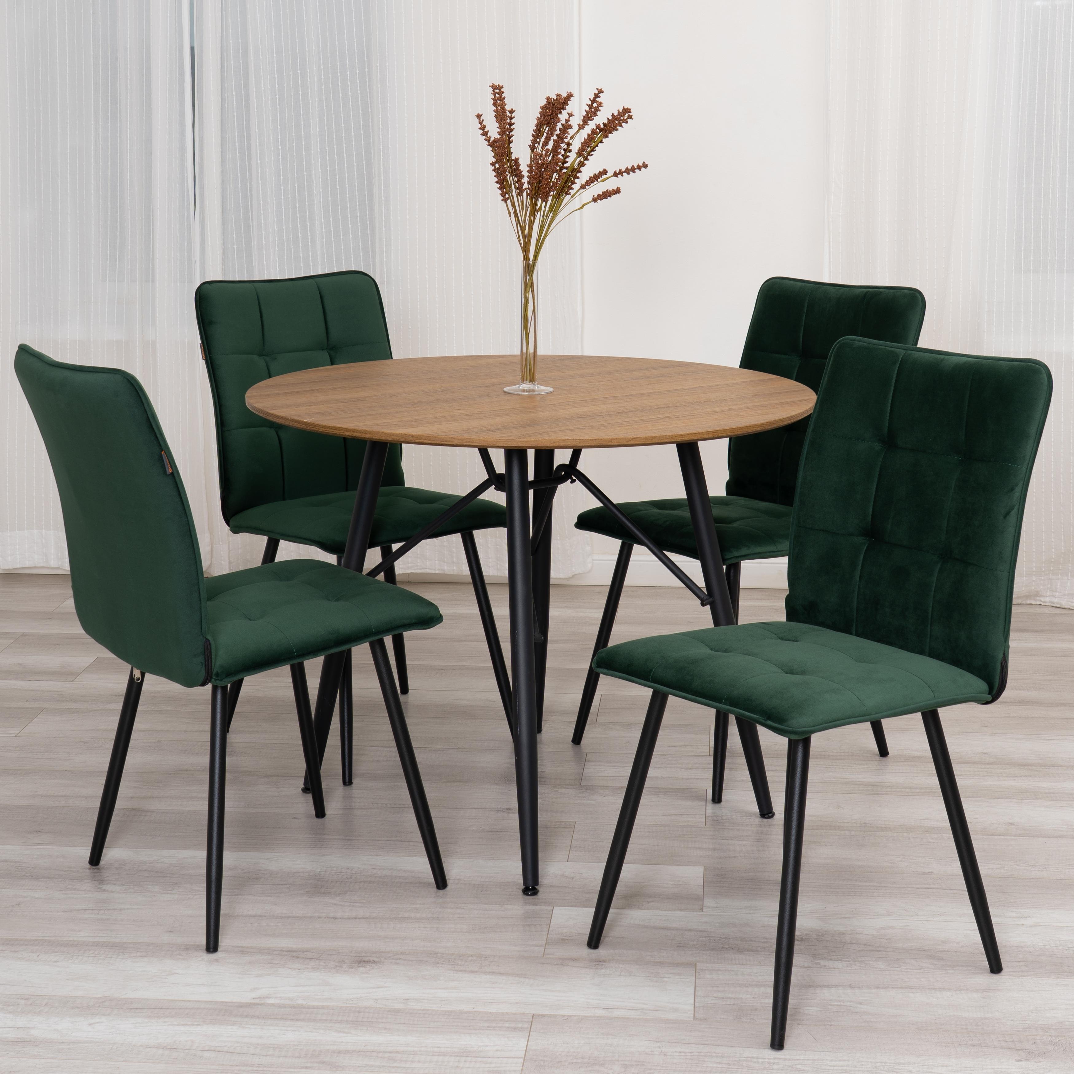 Стул TETCHAIR Bari LT велюр изумруд 2 шт. - фото 10