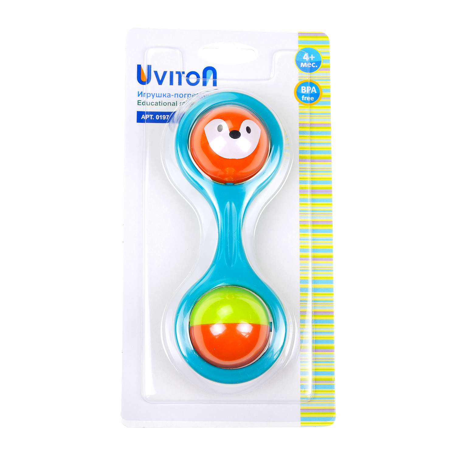 Игрушка Uviton погремушка Лисенок - фото 7