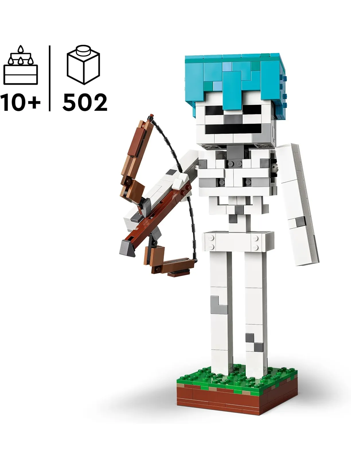 Конструктор LEGO Minecraft фигурка скелета 502 дет. - фото 4