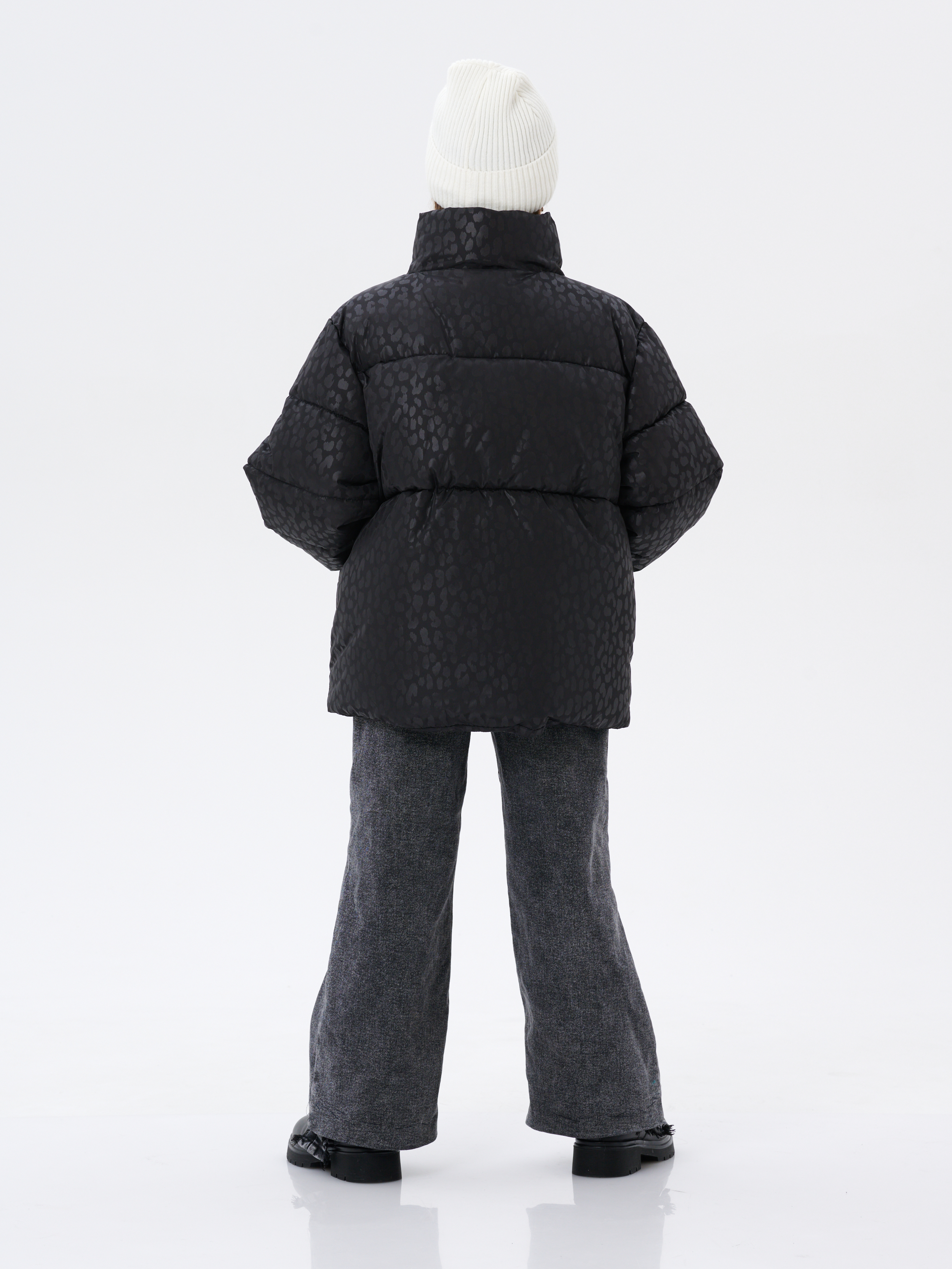 Куртка КрутышОк Т-066 черный леопард - фото 14