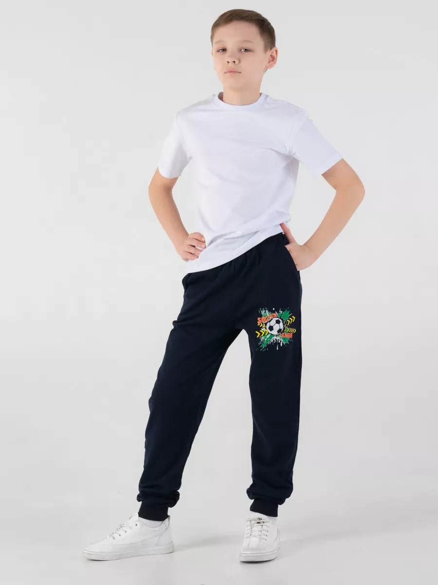 Брюки спортивные DANKIDS БрюкиSOCCER-Тёмно-синий- Ронда - фото 2