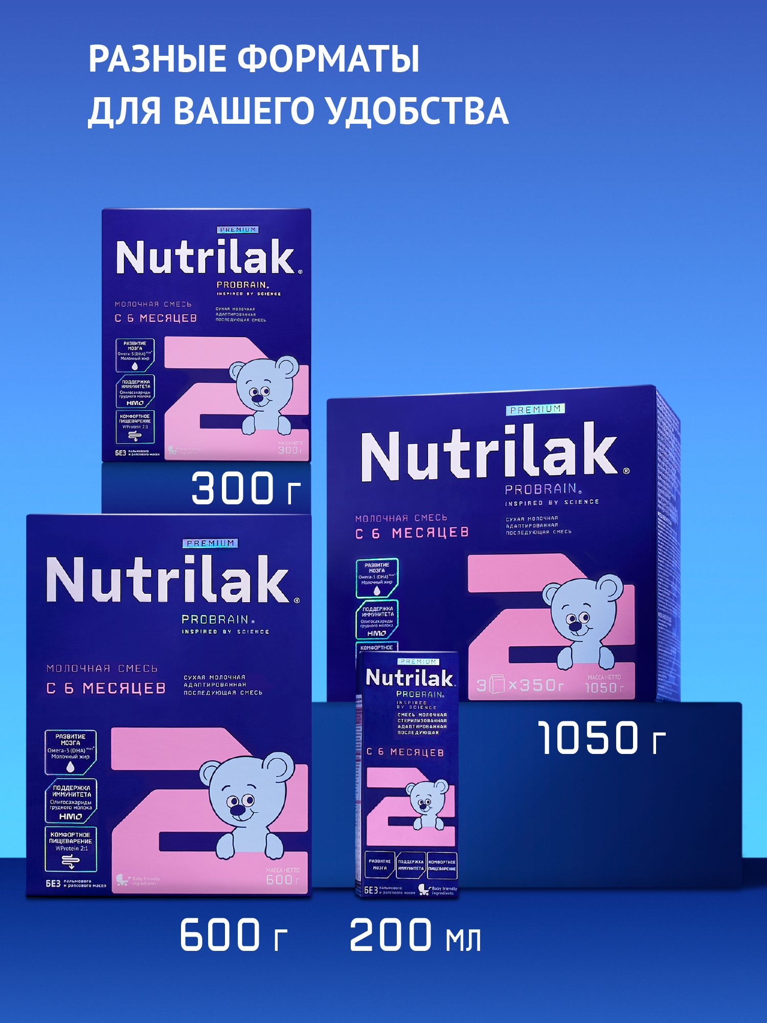 Смесь молочная Nutrilak Premium 2 300г с 6месяцев - фото 16
