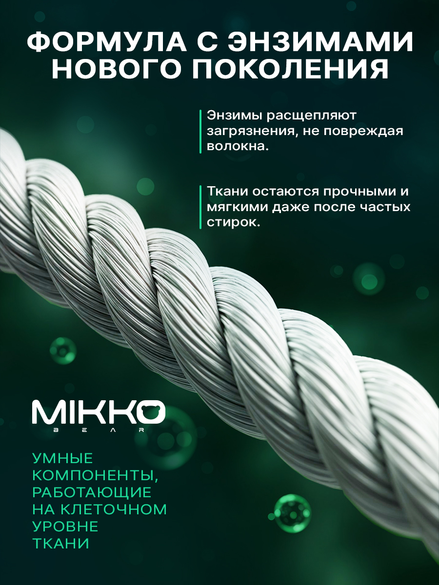 Гель для стирки Mikko Bear Детский 5 л 6 кг - фото 12