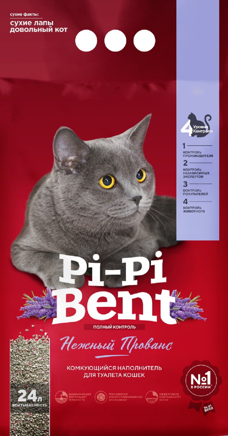 Наполнитель Pi-Pi-Bent 10 кг комкующийся, минеральный - фото 3