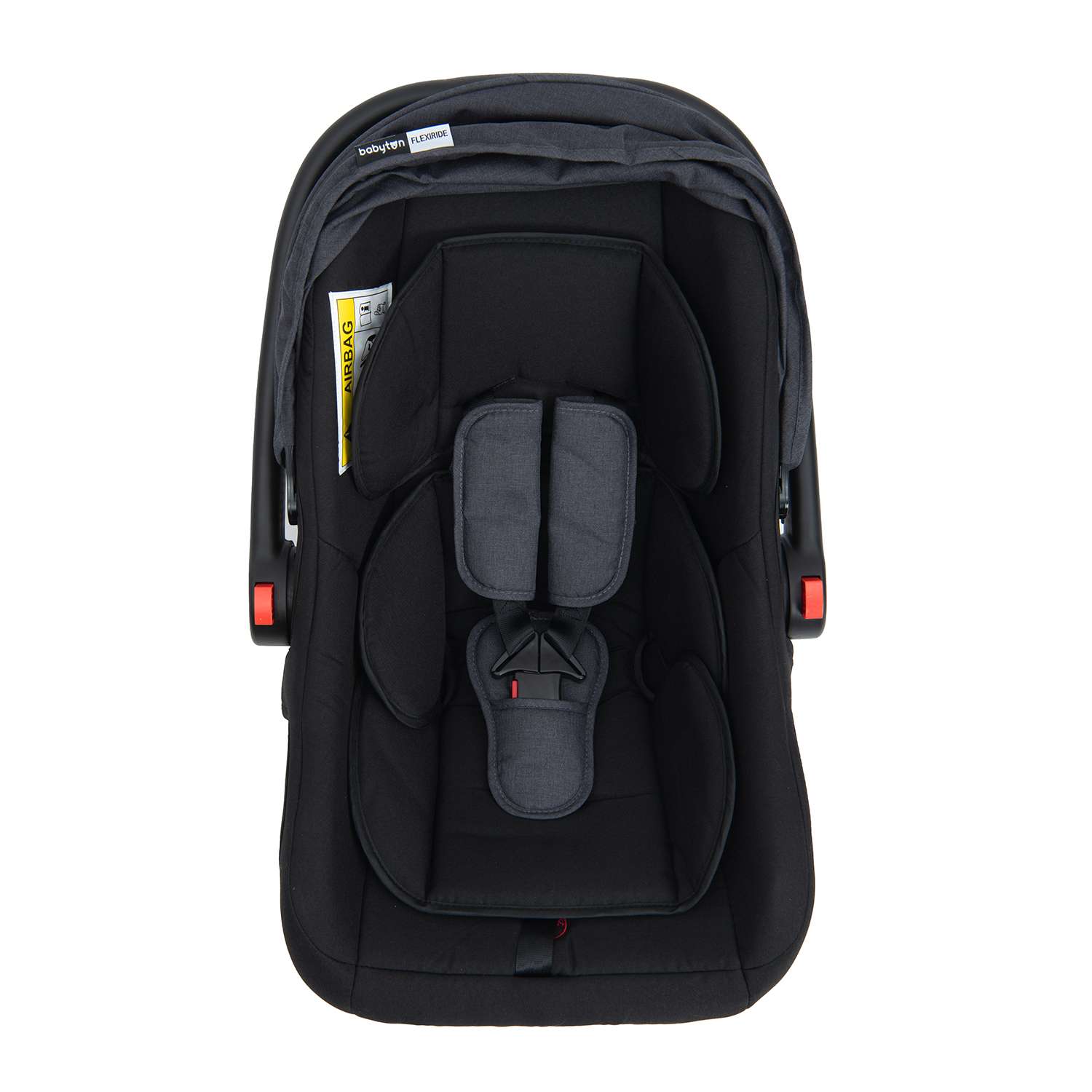 Коляска 3в1 Babyton Flexi Ride Black-Grey серый - фото 30