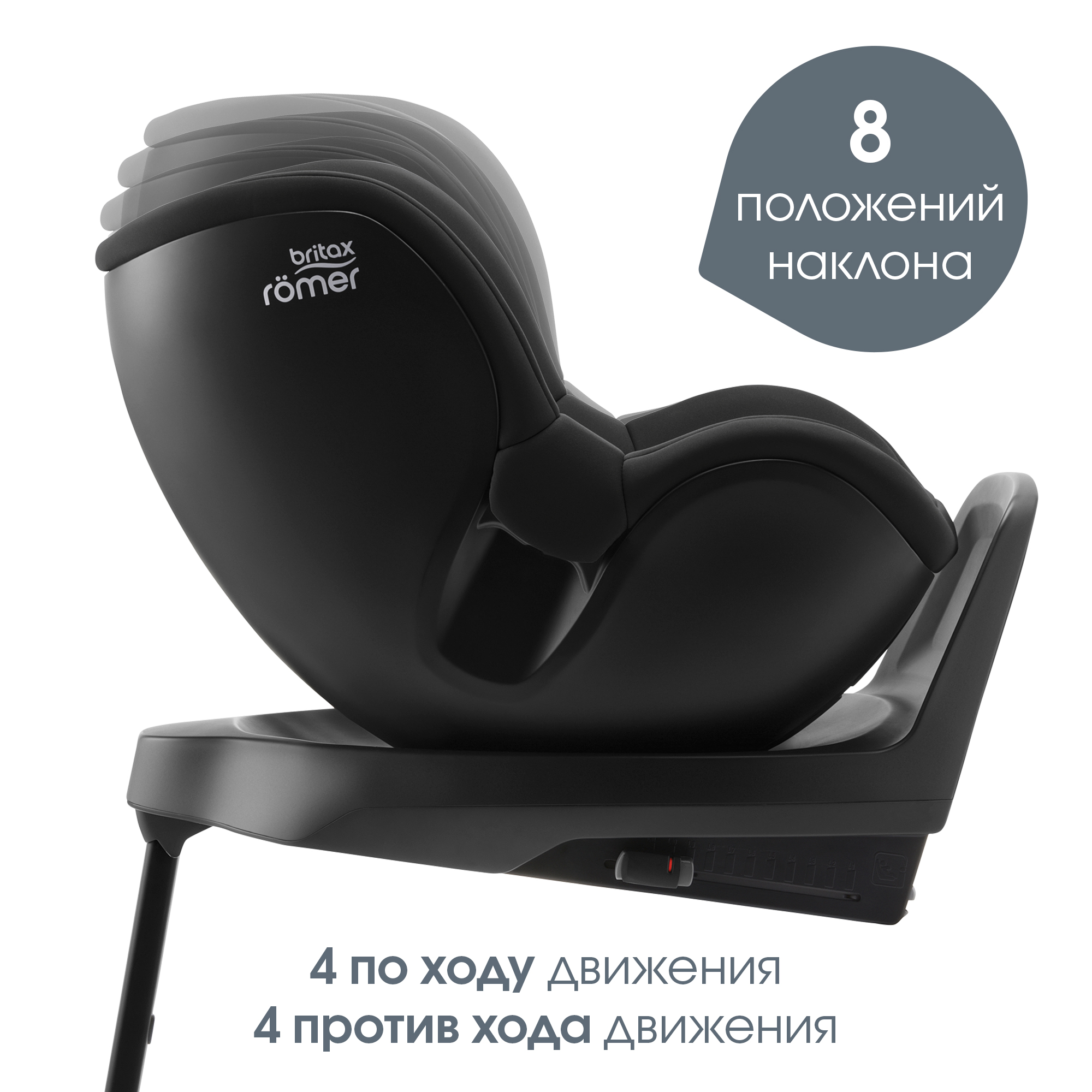 Автокресло Britax Roemer Dualfix Space Black Isofix 0+/1 (0-18 кг) - фото 6