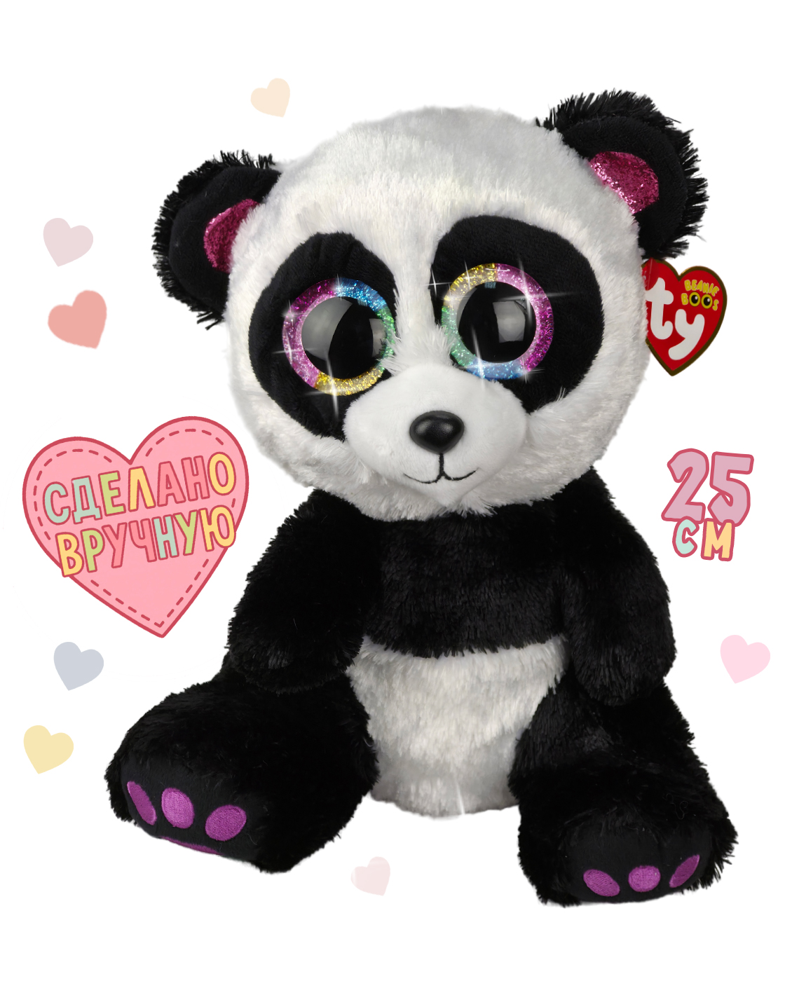 Мягкая игрушка TY панда - фото 1