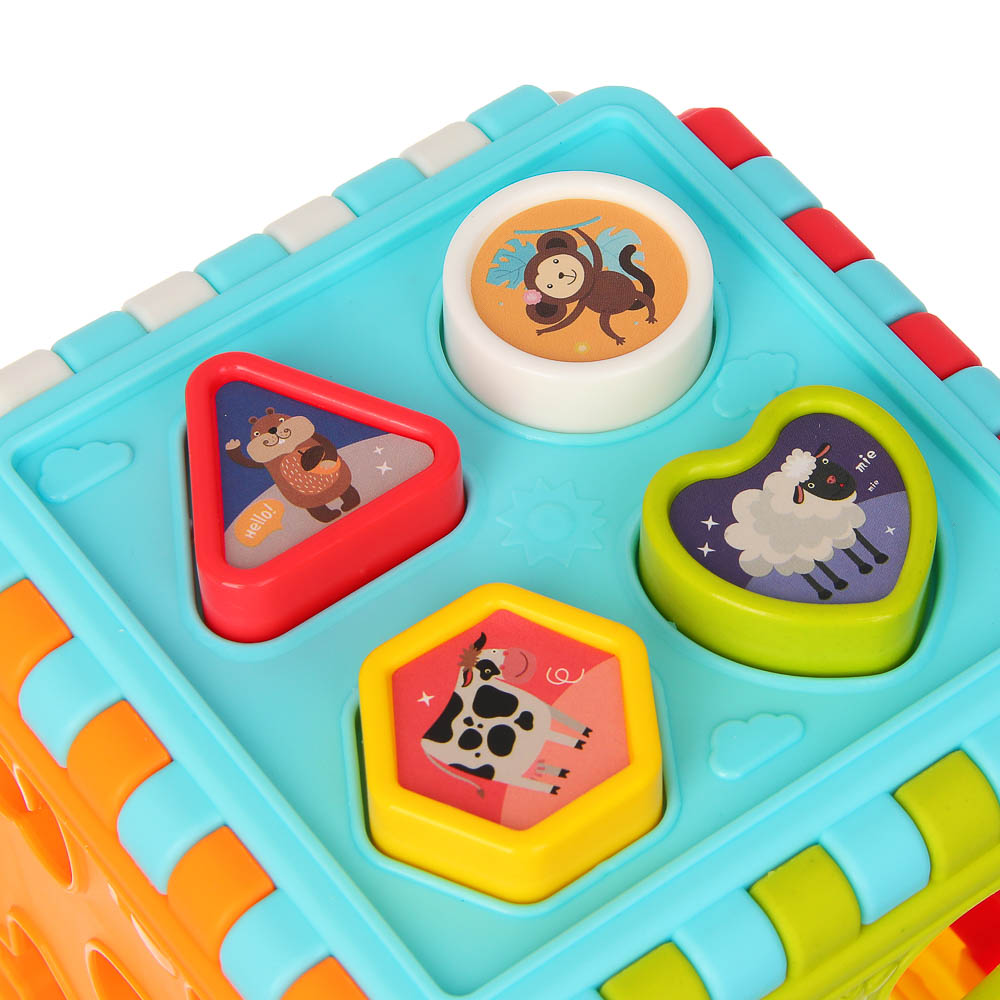 Игрушка Игроленд бизиборд сортер Бизикуб - фото 8