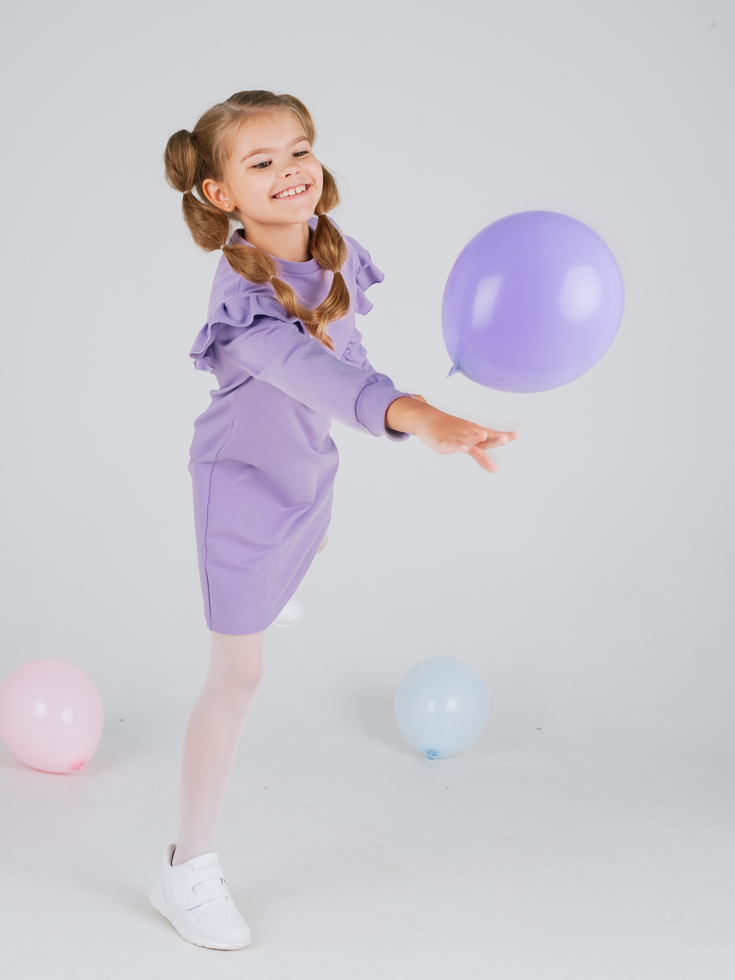 Платье MiloTa ПФ03/лавандовый - фото 2