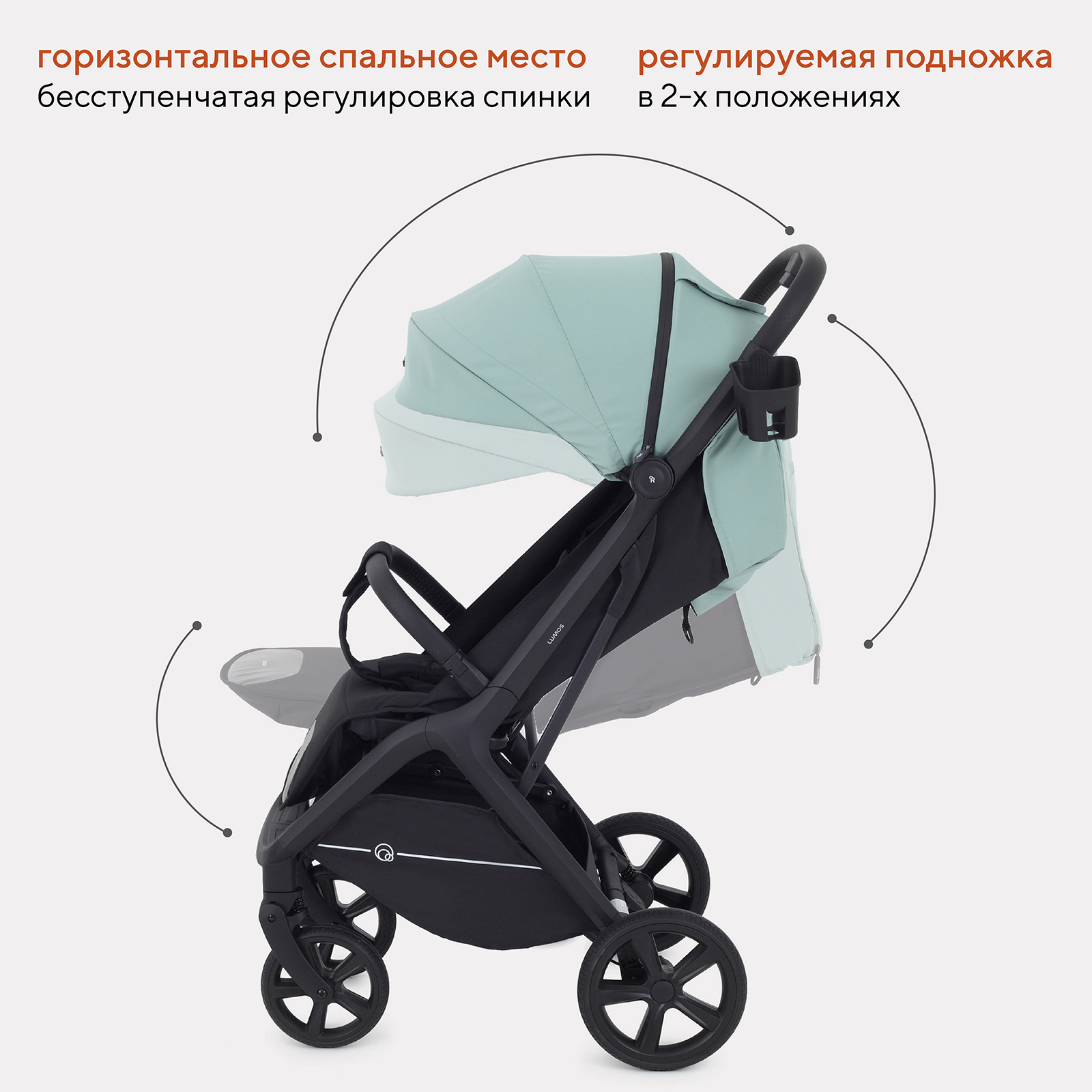 Коляска прогулочная Rant Lumos - фото 4
