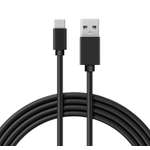 Кабель REXANT USB - Type-C 1 метр в белой ПВХ оплетке