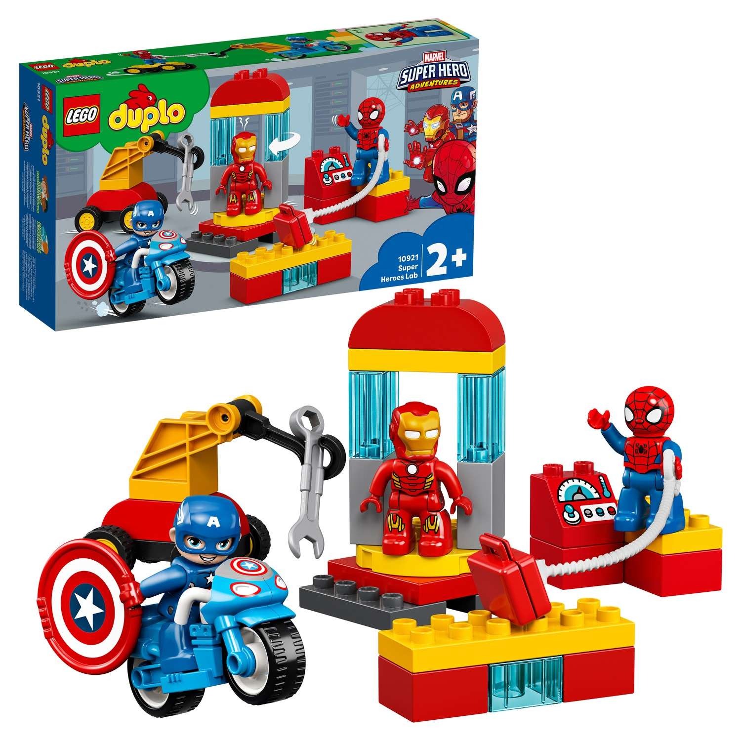 Конструктор LEGO DUPLO Лаборатория супергероев блочный - фото 1