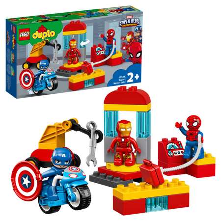 Конструктор LEGO DUPLO Лаборатория супергероев блочный