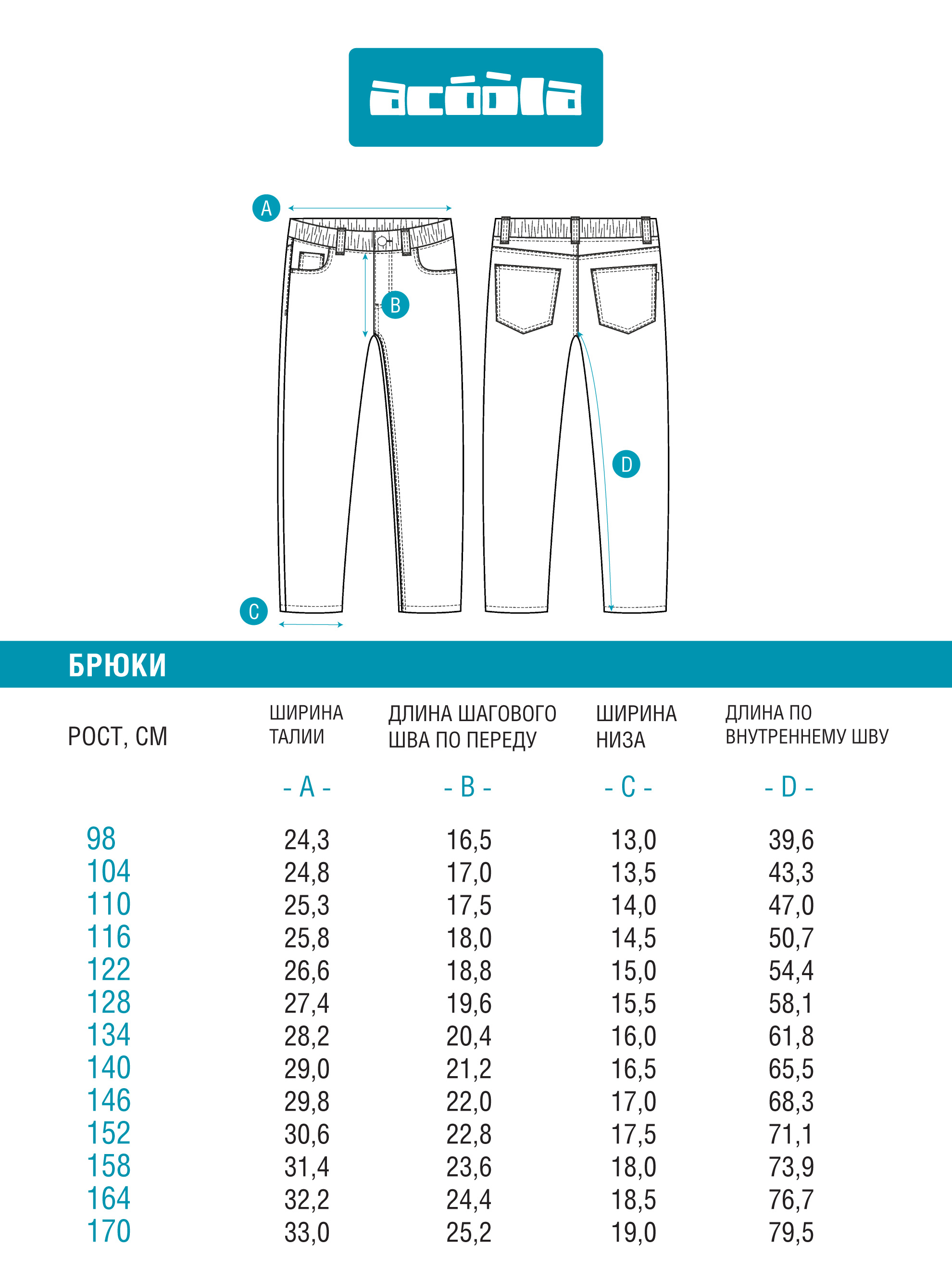 Джинсы Acoola 20130440019_0079737 - фото 7