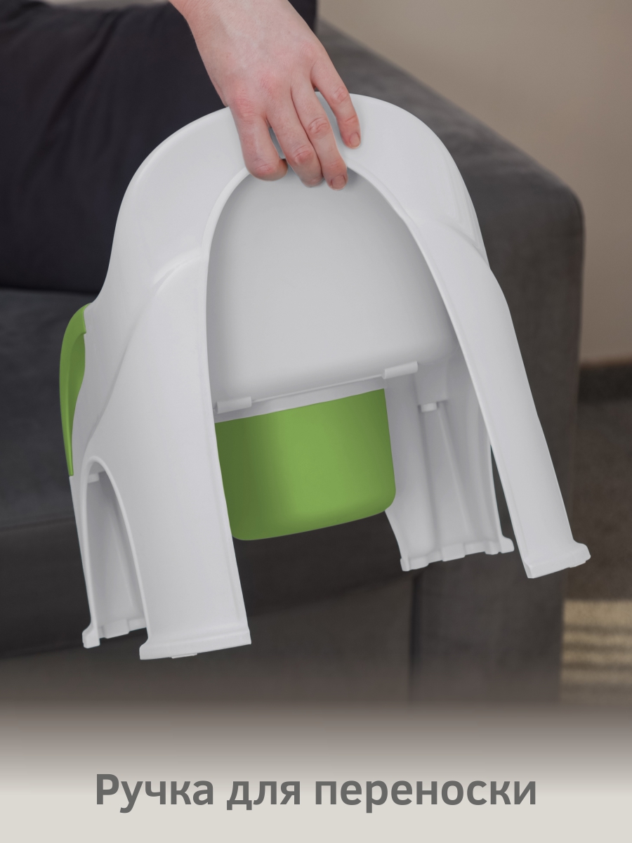 Горшок KidPlast Primo белый - фото 9