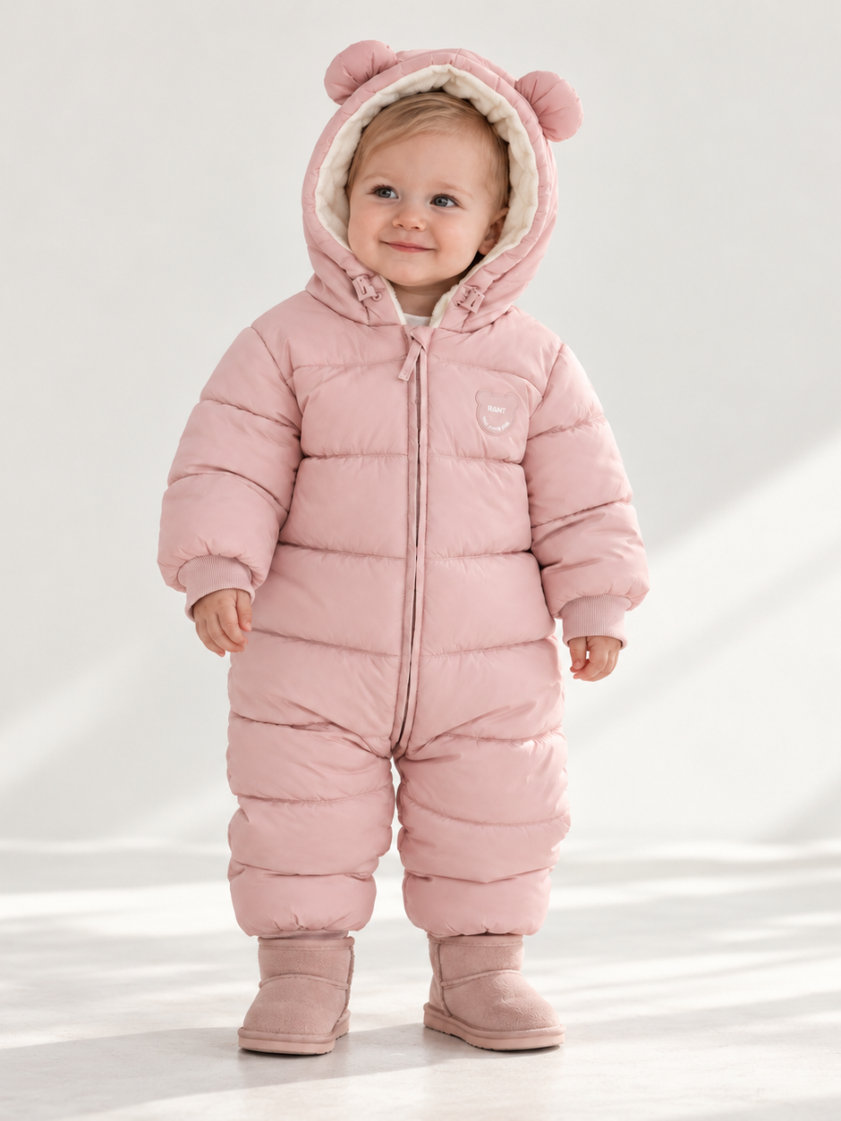 Изображение товара Демисезонный комбинезон Rant Teddler soft pink для малышей от -5 до +10 градусов Изображение товара Демисезонный комбинезон Rant Teddler soft pink для малышей от -5 до +10 градусов