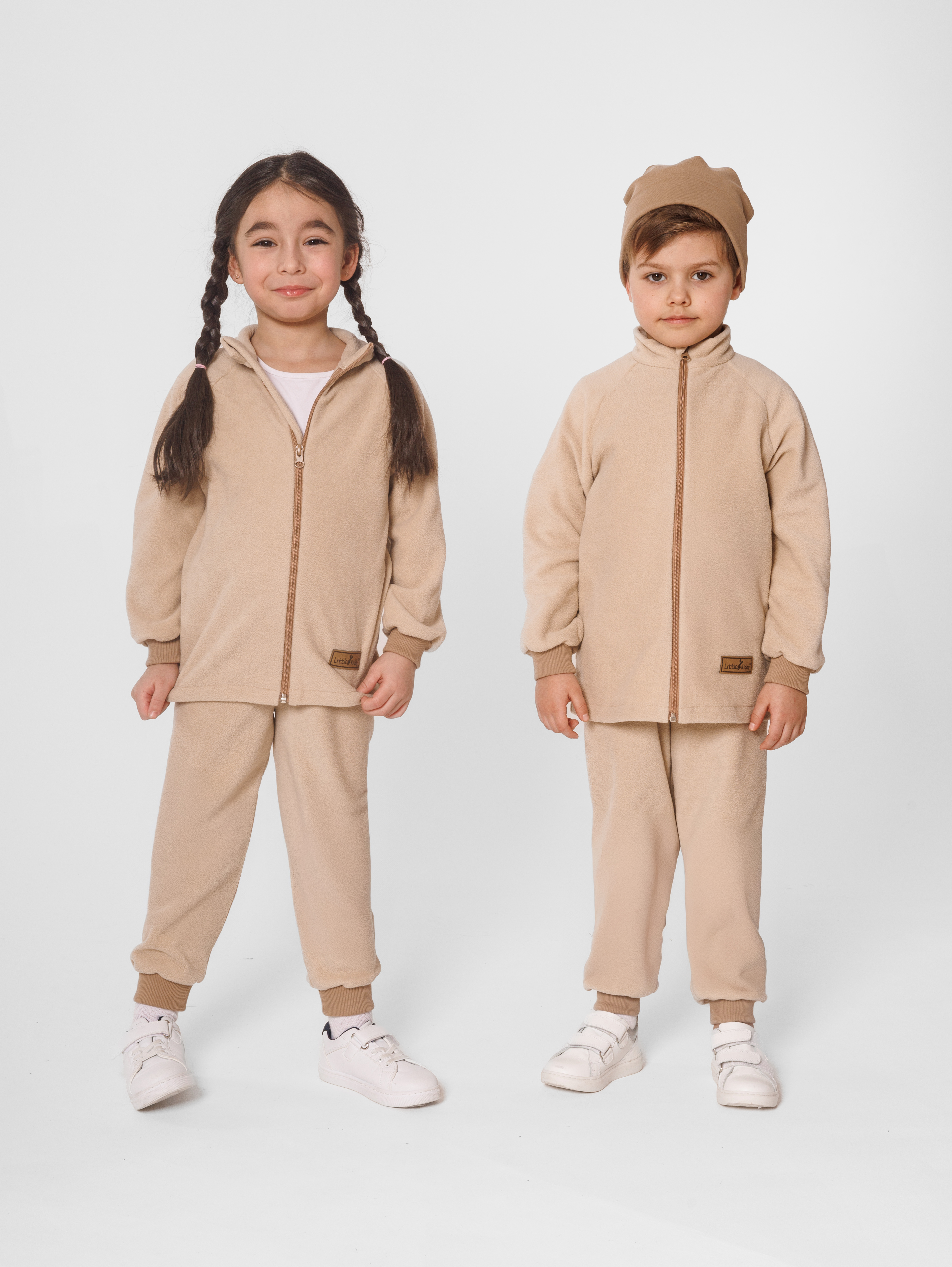 Костюм Little Kiddy kostum_fleece_бежевый - фото 7