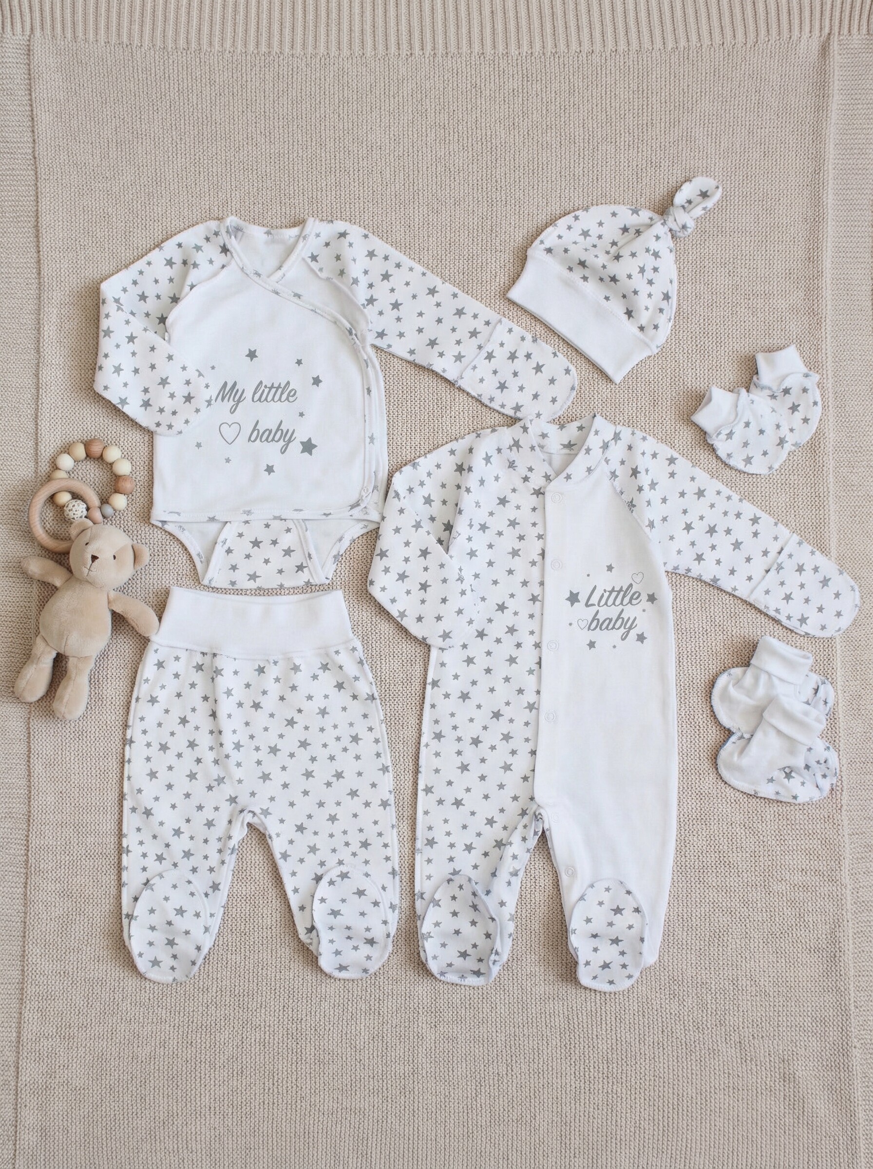 Комплект на выписку Шустрая пчелка 759002звезды - фото 1