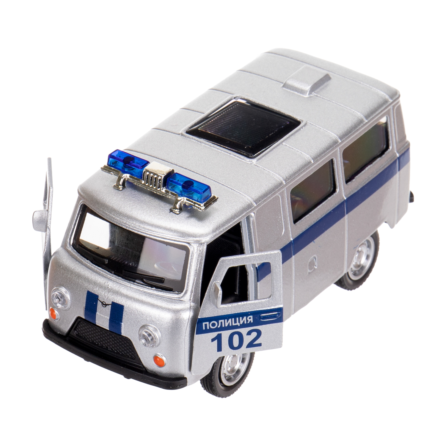 Полицейская машина Технопарк УАЗ Буханка Полиция 409987 - фото 4