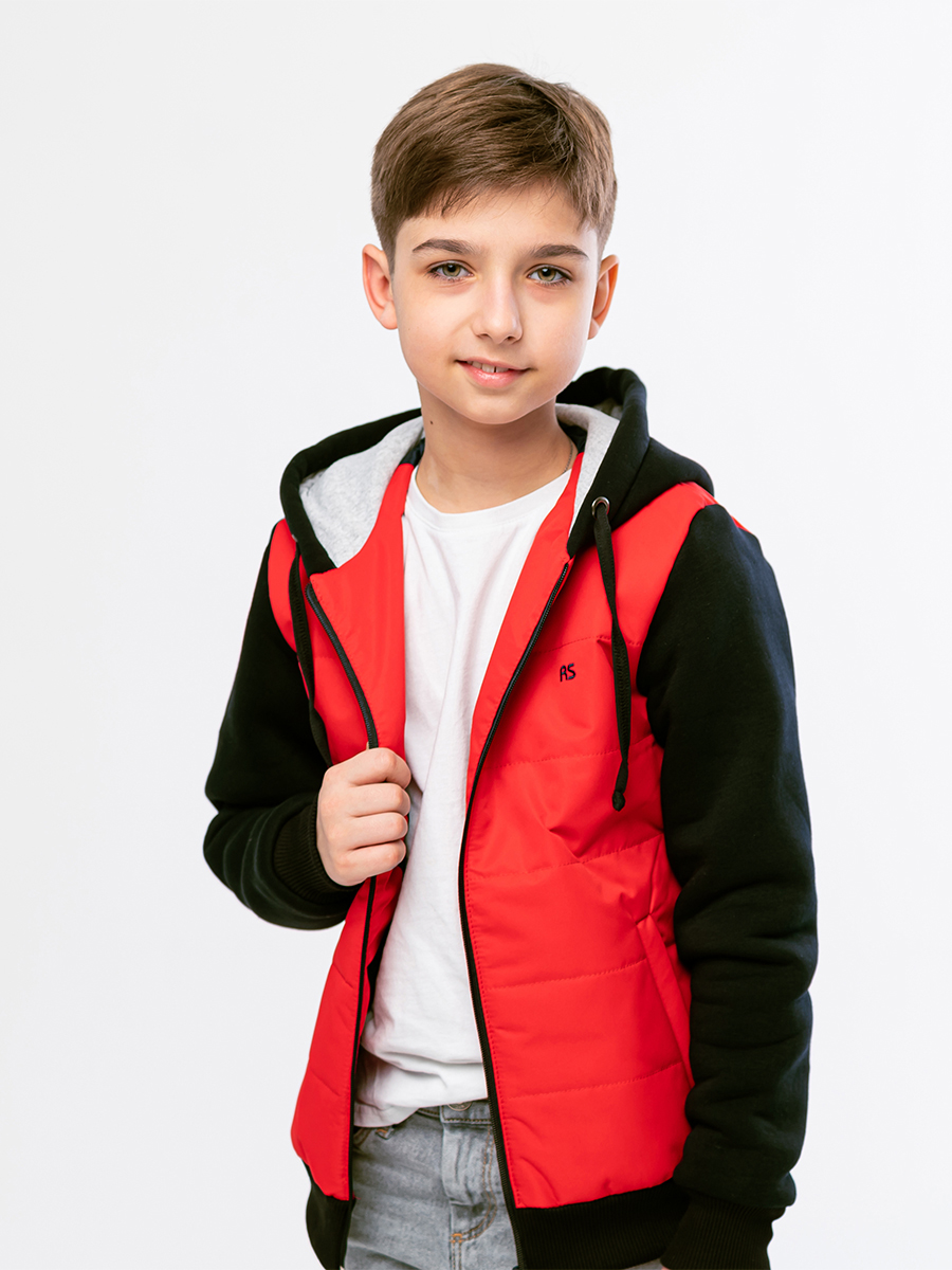 Куртка RODOS М-222_Детская(М)/красный_черный - фото 4