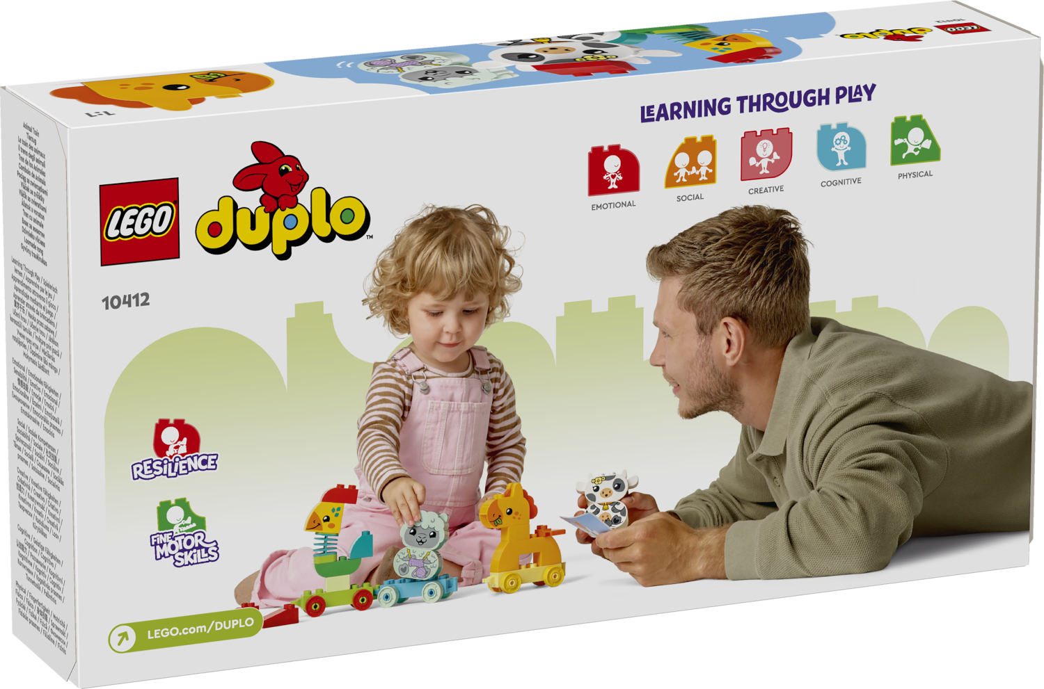 Конструктор LEGO DUPLO Поезд с животными 19 дет. - фото 4