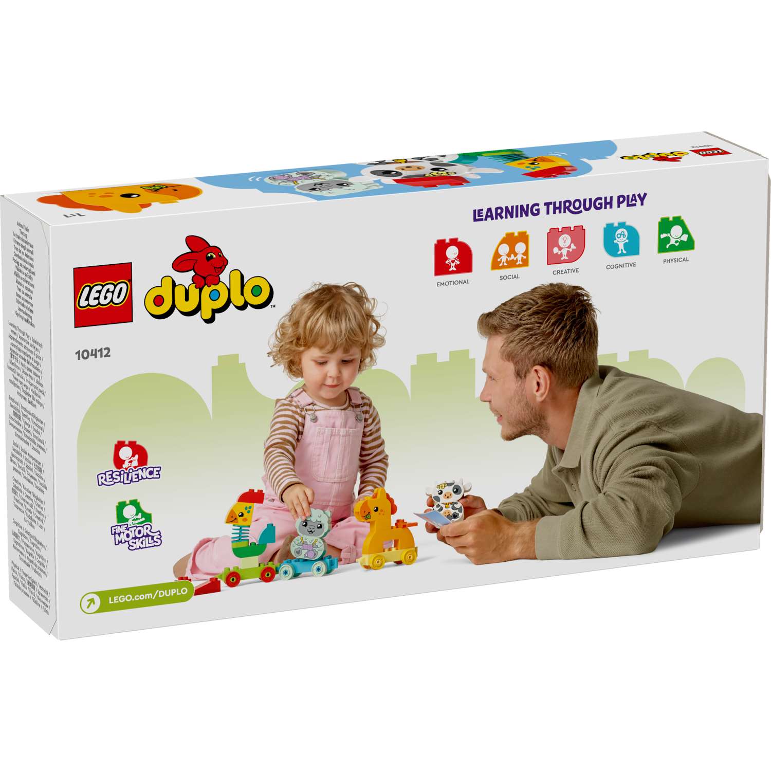 Конструктор LEGO DUPLO Поезд с животными 19 дет. - фото 4
