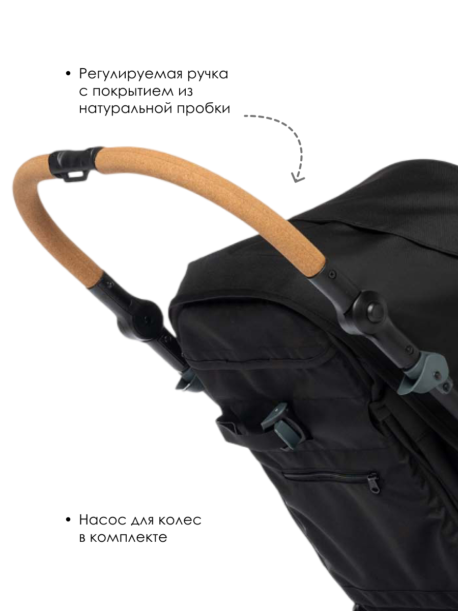 Коляска прогулочная Bumbleride Era 2025 / Matte Black - фото 5
