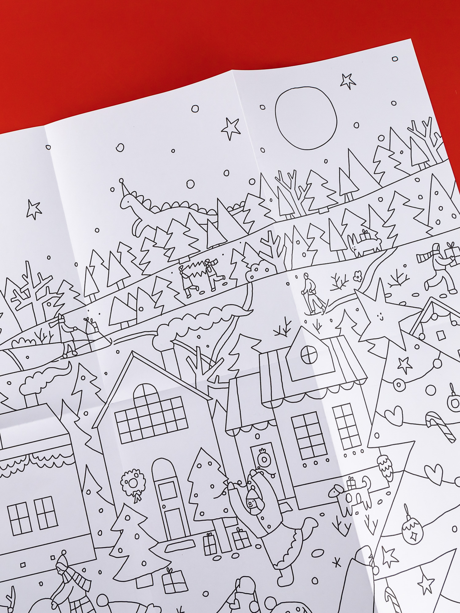 Раскраска Альпина. Дети Скоро Новый год! Раскраска-плакат - фото 3