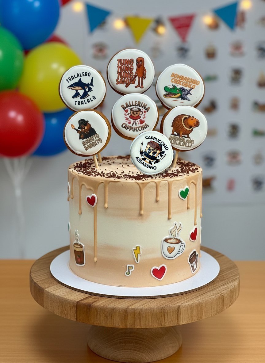 Имбирные пряники Art Sweets Украшение на торт - фото 1