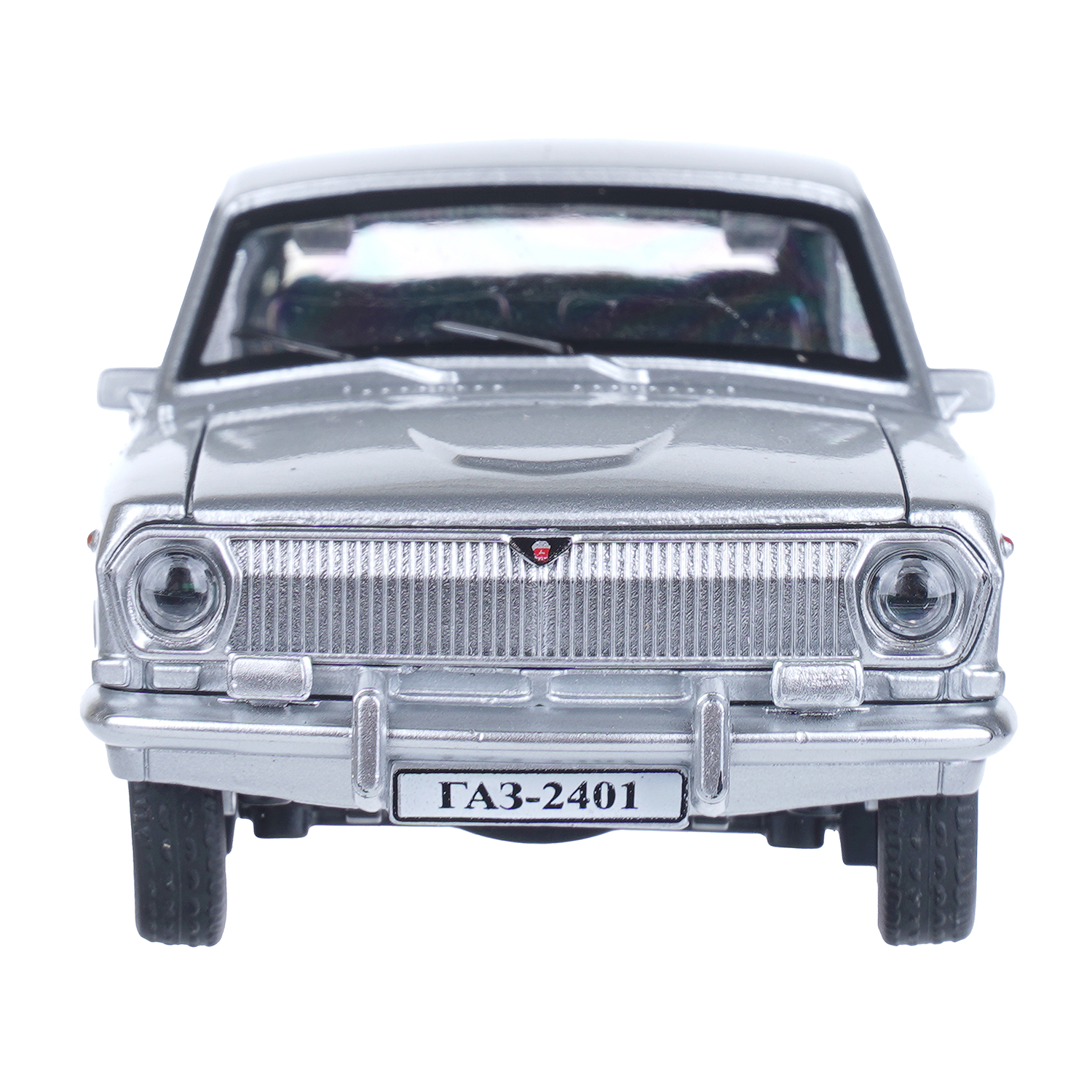 Автомобиль Технопарк ГАЗ Волга Серая 1:32 410485 - фото 6