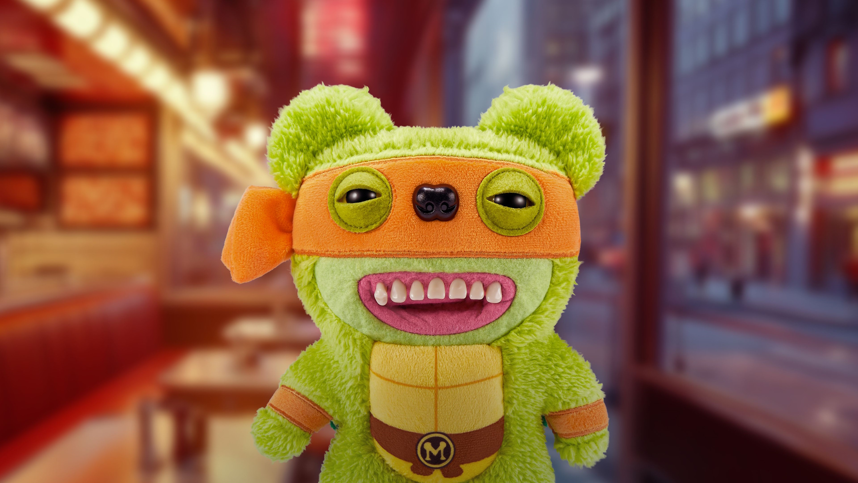 Игрушка мягкая FUGGLER Микеланджело Черепашки Ниндзя 24см 15707B - фото 8