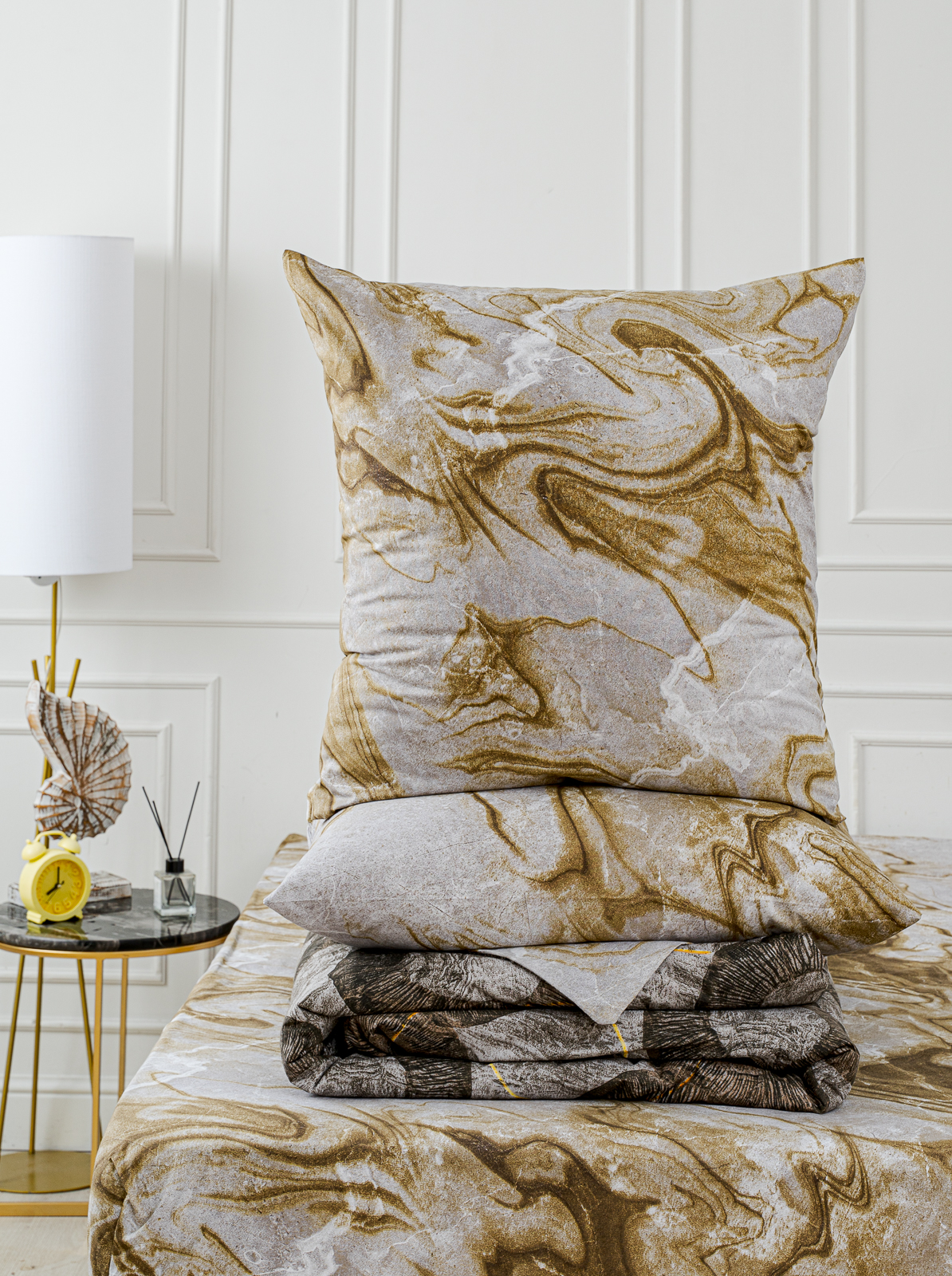 Комплект постельного белья LOVEBERRY Аммонит двуспальный 4 предм. - фото 8