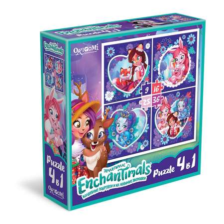 Пазл ORIGAMI Enchantimals классический в ассортименте