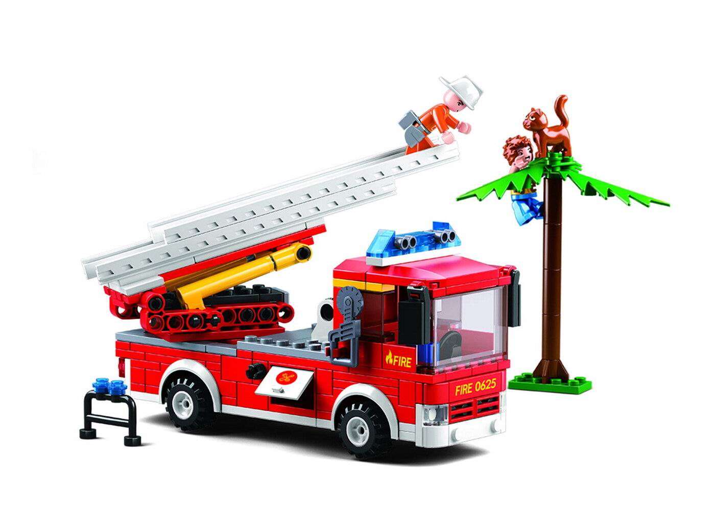 Конструктор SLUBAN Пожарная машина - фото 2