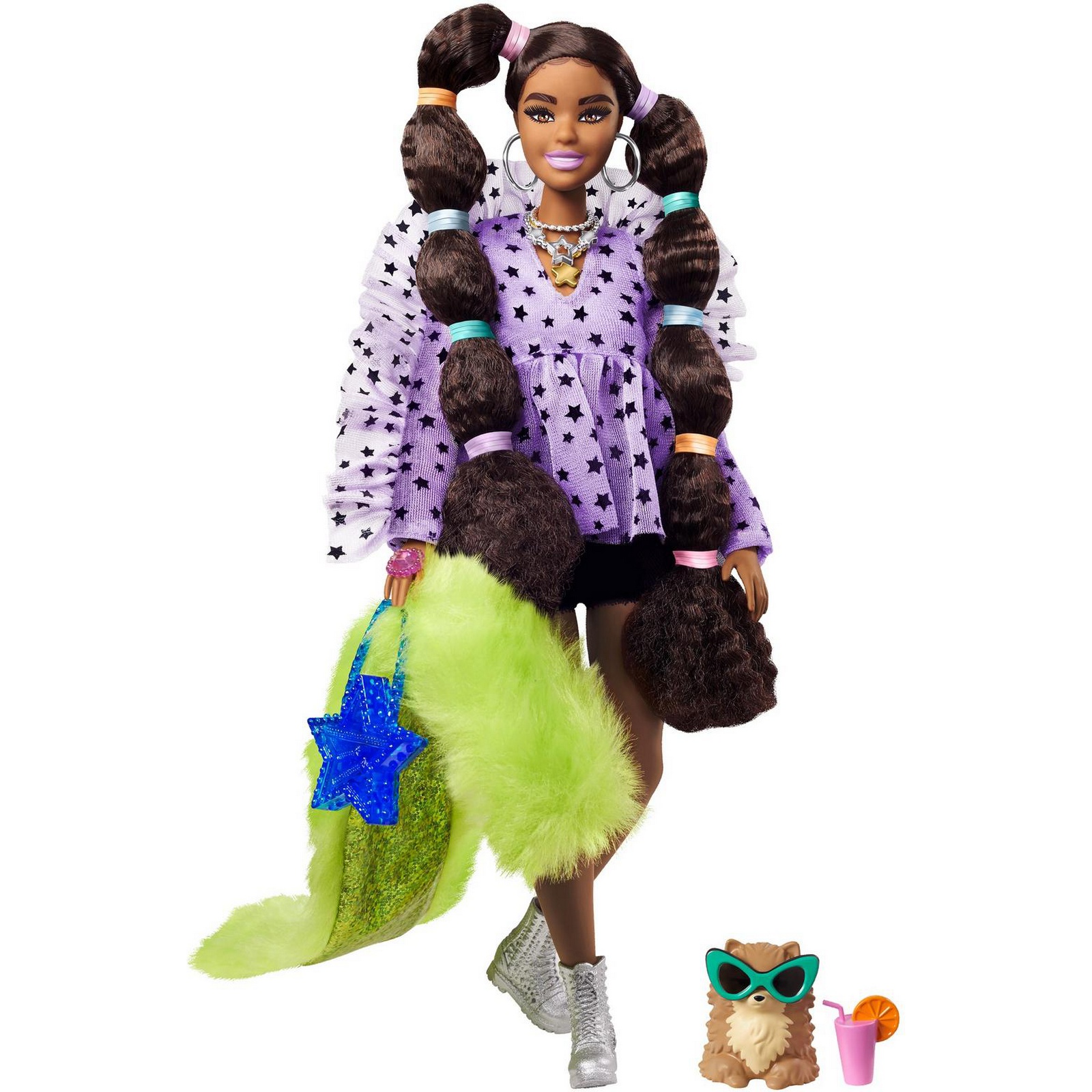 Кукла модельная Barbie Экстра GXF10 - фото 1