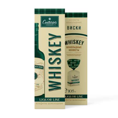 Конфеты шоколадные Couturier со вкусом Whiskey 105г