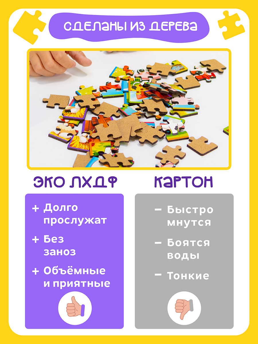 Пазл деревянный Магняша Домашние животные - фото 6