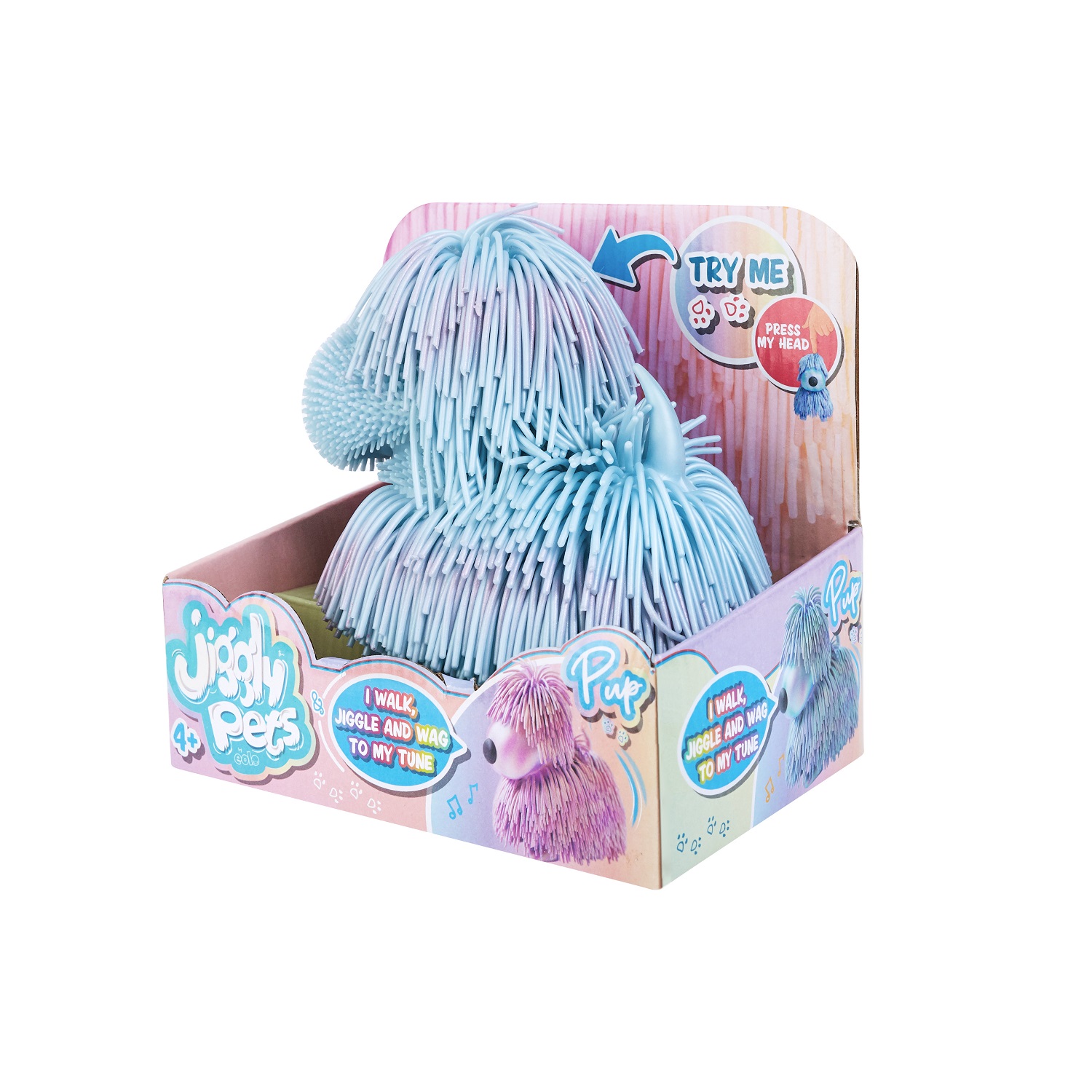 Игрушка мягкая Jiggly Pets собачка 14.3 см - фото 7